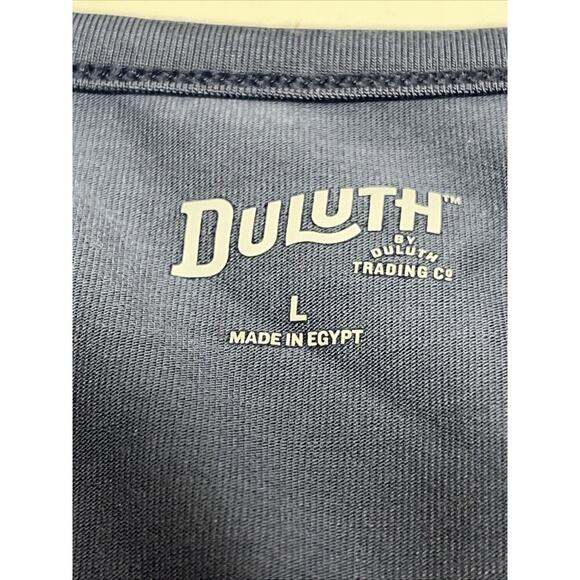 Duluth Trading Women’s Dang Soft Long Sleeve Henley Top Shirt Blue Sz Large New - Picture 5 of 9